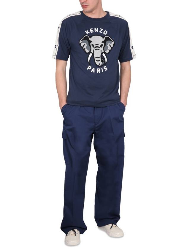 cargo track pants navy - KENZO - BALAAN 3