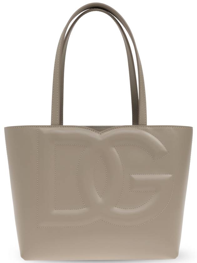 Dolce & Gabbana DG Logo Small Tote Bag, Women's, Grey - DOLCE&GABBANA - BALAAN 1