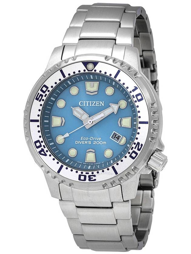 Citizen Promaster Dive Eco-Drive Light Blue Dial Men's Watch BN0165-55L - CITIZEN - BALAAN 1