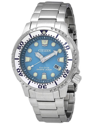 Citizen Promaster Dive Eco-Drive Light Blue Dial Men's Watch BN0165-55L - CITIZEN - BALAAN 1