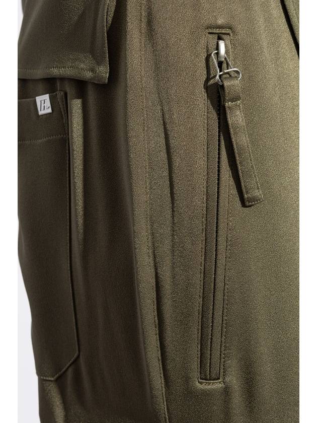 Helmut Lang Trousers With Numerous Pockets, Women's, Green - HELMUT LANG - BALAAN 5