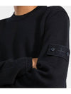 Shadow Project Wappen Patch Knit Top Navy - STONE ISLAND - BALAAN 5