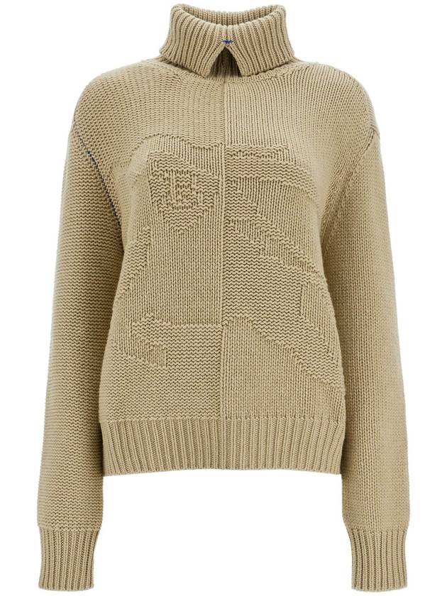 EKD Roll Neck Cashmere Knit Top Hunter - BURBERRY - BALAAN 2