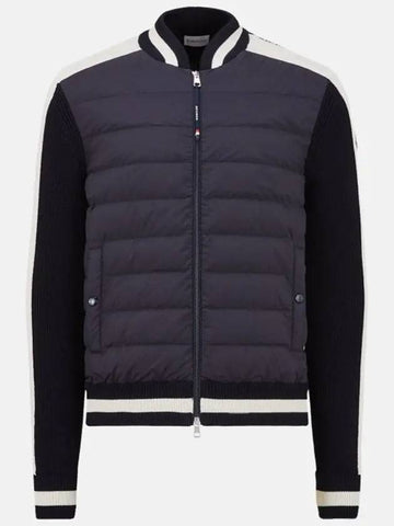 Men s Knit Padded Cardigan 9B00006 M1509 778 - MONCLER - BALAAN 1