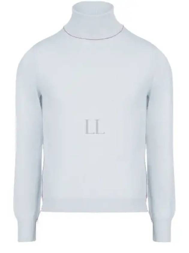 Women's Work In Progress Turtleneck Pale Blue - MAISON MARGIELA - BALAAN 2