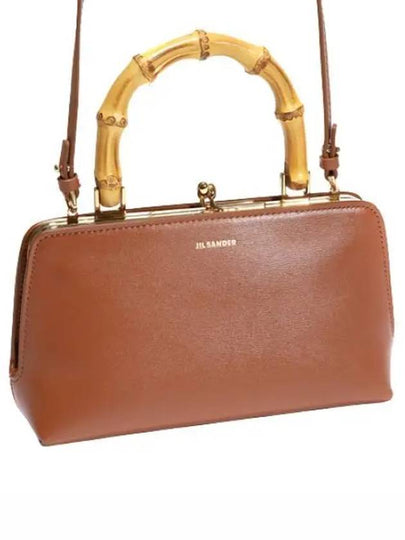 Goji Bamboo Mini Tote Bag Brown - JIL SANDER - BALAAN 2