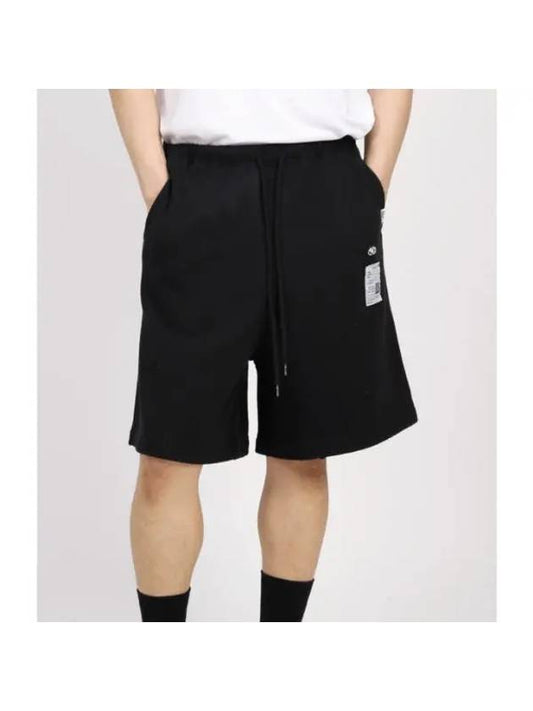 J12SP525 BLACK Drawstring Waist Pants - MIHARA YASUHIRO - BALAAN 1