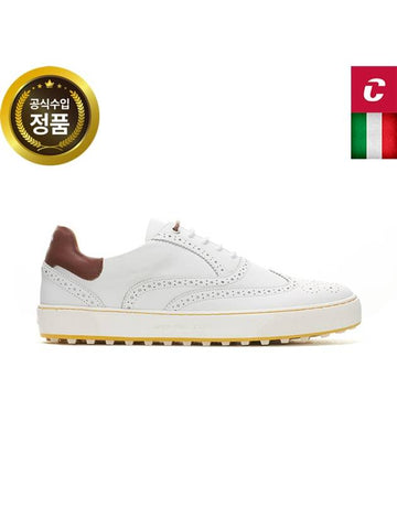 Official Italian handmade golf shoes REGENT WHITE - DUCA DEL COSMA - BALAAN 1