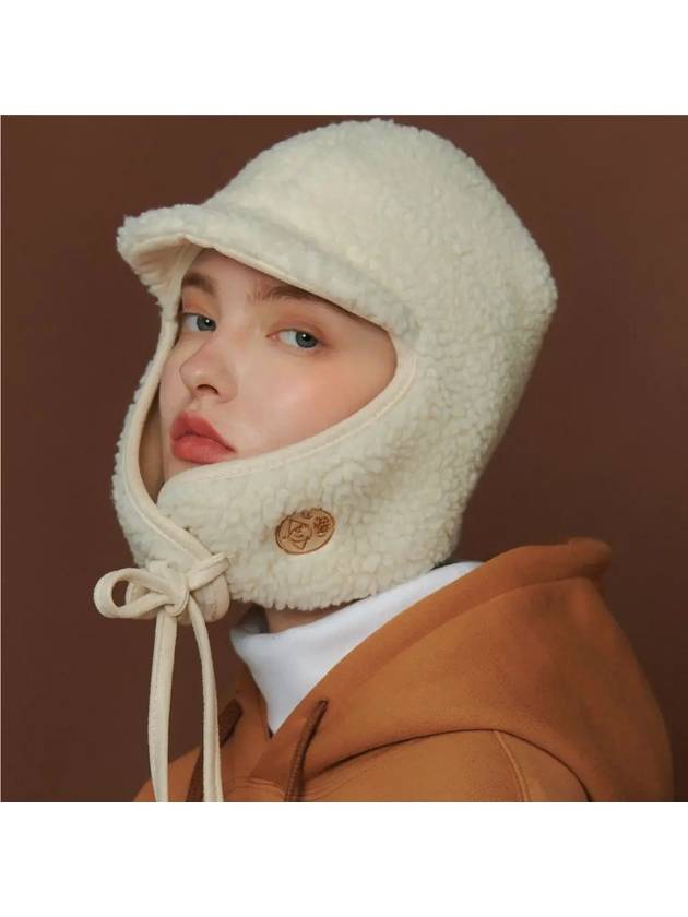 Fleece Earflap Trooper Cream - CPGN STUDIO - BALAAN 2