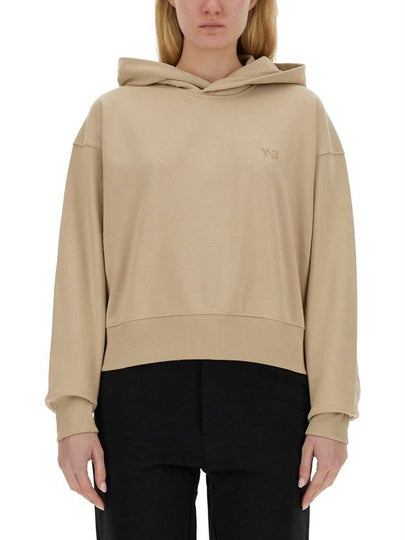 Hooded T-shirt IV5550 CLAYBROWN BEIGE - Y-3 - BALAAN 2