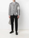 Oxford Grosgrain Placket Cotton Long Sleeve Shirt White - THOM BROWNE - BALAAN 7