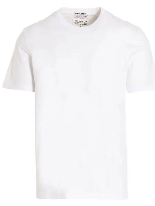 Men's Organic Jersey Short Sleeve T-Shirt 3 Pack Set - MAISON MARGIELA - BALAAN 3