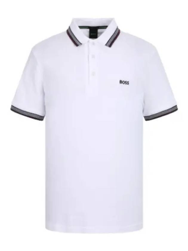 Boss regular fit short sleeve pique polo shirt collar tee T - HUGO BOSS - BALAAN 1