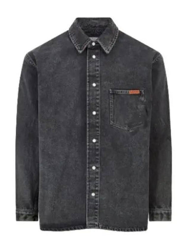 Denim Overshirt Black Wash - MARTINE ROSE - BALAAN 1