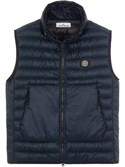 Wappen Patch Ripstone Nylon Padding Vest Navy - STONE ISLAND - BALAAN 2