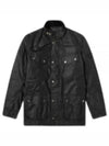 Duke Wax Button Jacket Black - BARBOUR - BALAAN 2