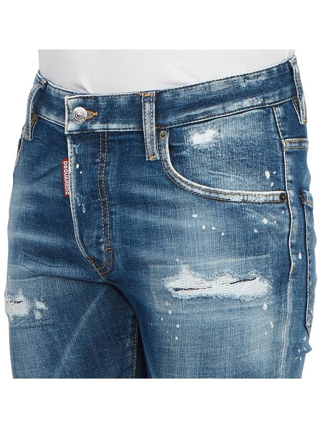 Super Twinky Medium Basic Ripped Jeans Blue - DSQUARED2 - BALAAN 9