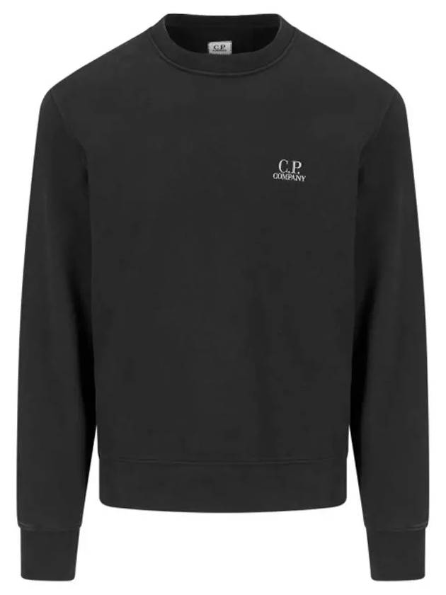 Lens Wappen Logo Sweatshirt Black - CP COMPANY - BALAAN 3