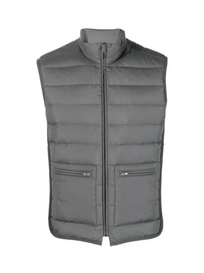 RWB Tab Zip-Up Pocket Vest Dick Grey - THOM BROWNE - BALAAN 2