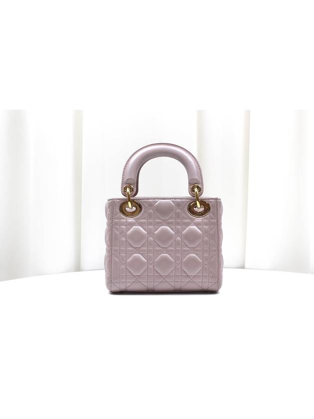 Lady Mini Cannage Tote Bag Pearl Rose M0505OADU - DIOR - BALAAN 5