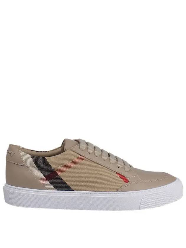 Women's House Check Low Top Sneakers Beige - BURBERRY - BALAAN 2