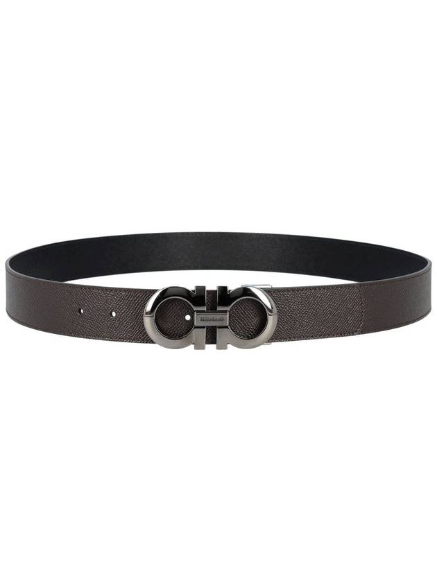 Reversible and adjustable Gancini belt - SALVATORE FERRAGAMO - BALAAN 2