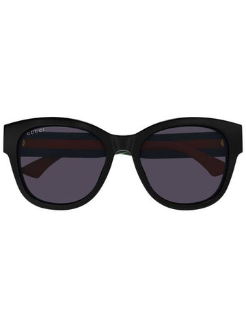 Eyewear Round Frame Sunglasses Violet Black - GUCCI - BALAAN 1