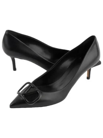 Logo Pumps Heel Women s Shoes - VALENTINO - BALAAN 1