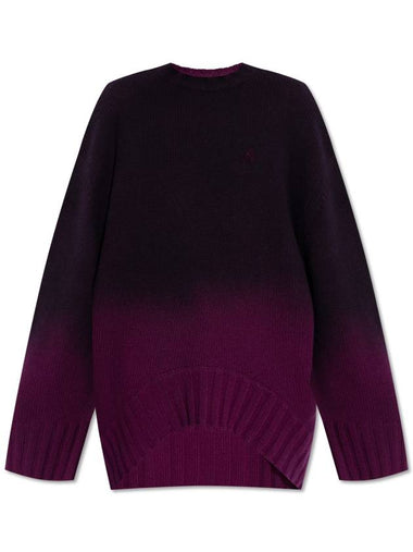 The Attico Wool Sweater, Women's, Purple - THE ATTICO - BALAAN 1