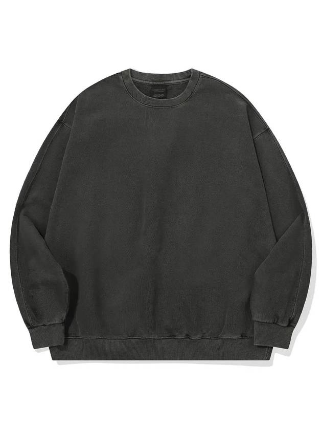 Pigment Garments Cut Sweatshirt Smoke Black - CPGN STUDIO - BALAAN 1