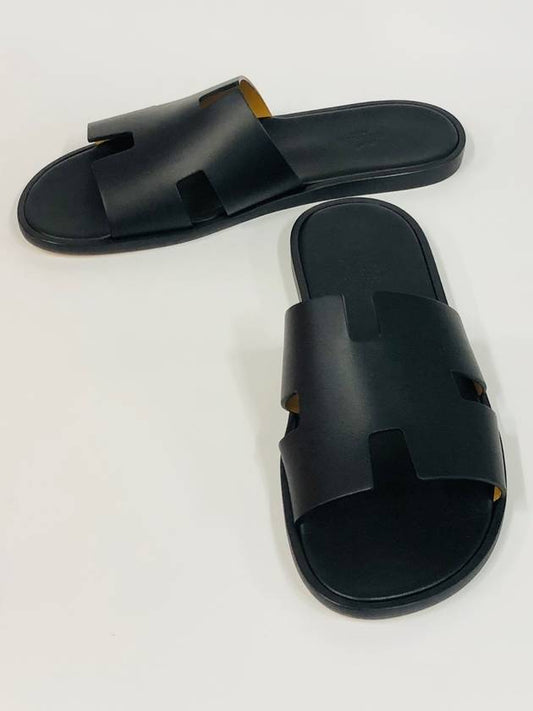 Izmir Sandal Calfskin & Noir - HERMES - BALAAN 2