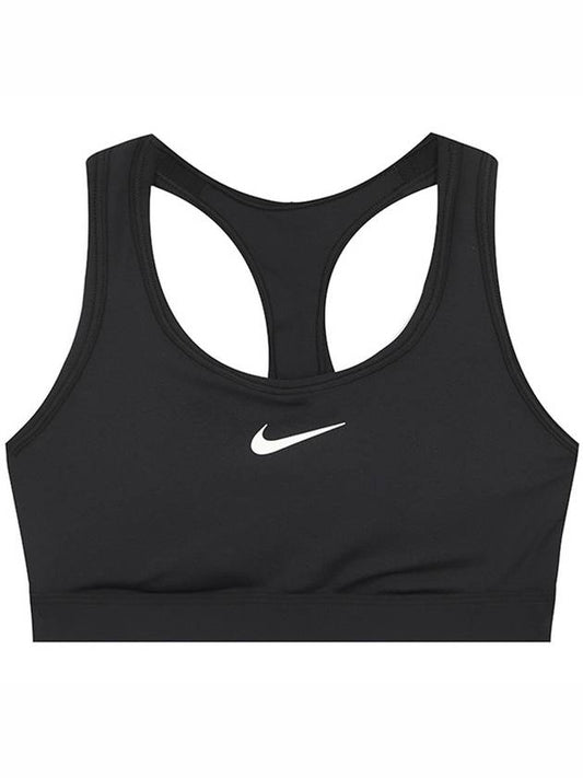 Genuine W Swoosh Pad Bra DX6822 010 - NIKE - BALAAN 1