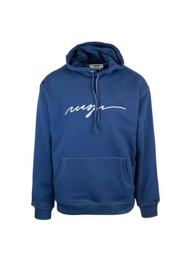 Hooded Sweatshirt 3640MM98 247000 89 Navy - MSGM - BALAAN 1