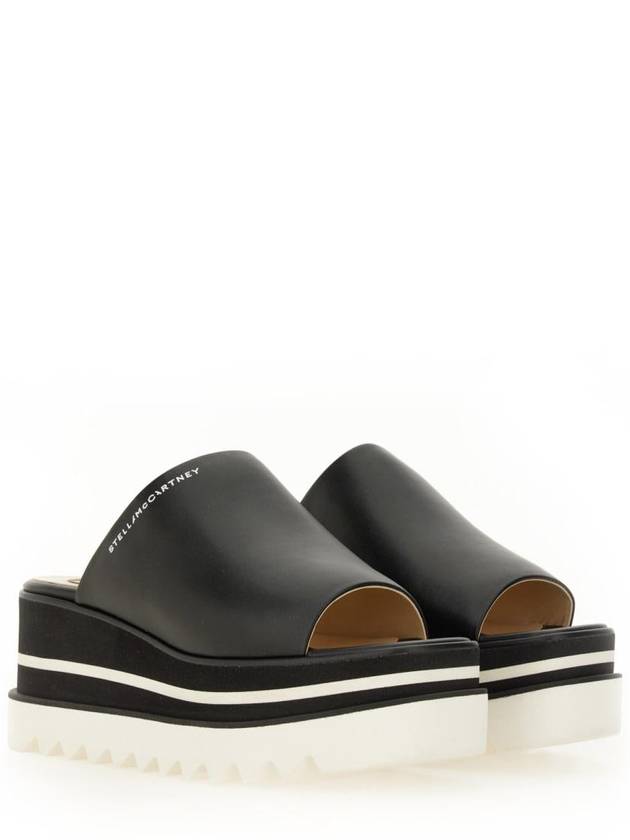 Sneak Ellis Platform Slippers Black - STELLA MCCARTNEY - BALAAN 5