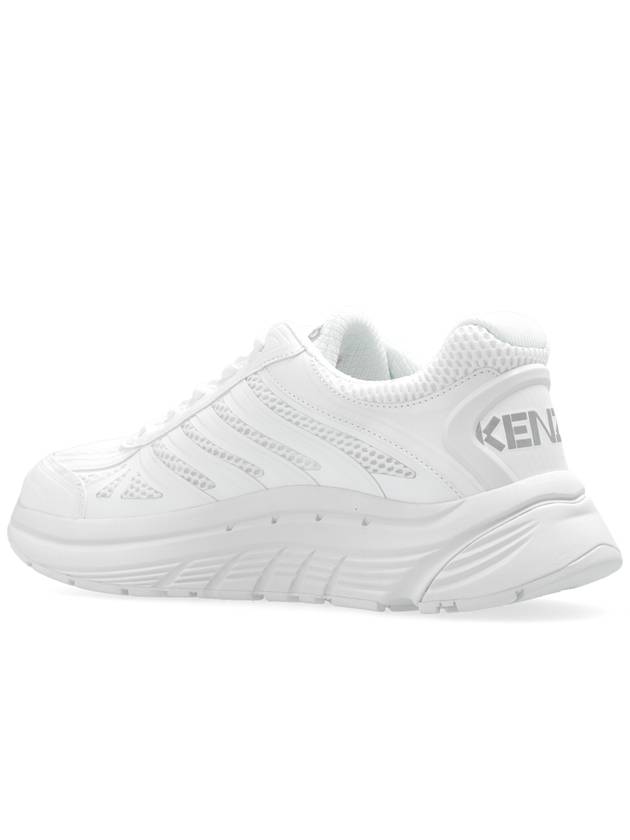 Men s Low Top Sneakers Kenzo With Logo White - KENZO - BALAAN 6