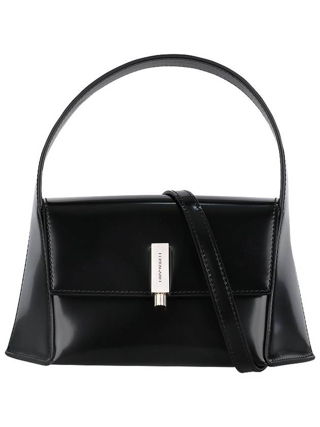 Geometric Small Shoulder Bag Black - SALVATORE FERRAGAMO - BALAAN 2