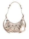 Metallic Le Cagol XS Lambskin Shoulder Bag Metallic Beige - BALENCIAGA - BALAAN 2