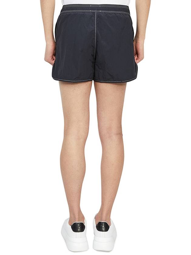 Vincent Logo Swim Shorts Black - ISABEL MARANT - BALAAN.