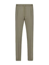 Wool Twill Track Pants Khaki - DIOR - BALAAN 2