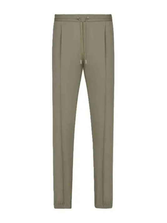 Wool Twill Track Pants Khaki - DIOR - BALAAN 2