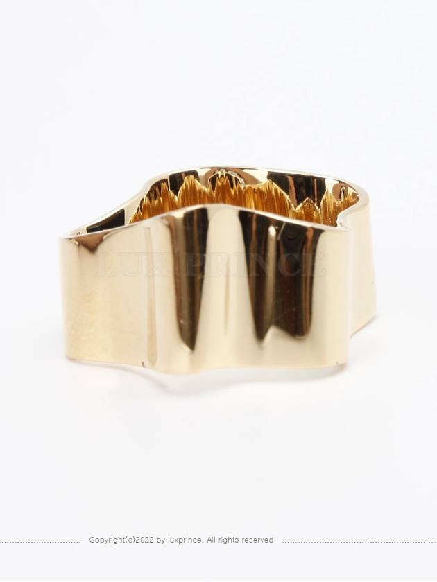 eco brass wave ring 1017hva - JIL SANDER - BALAAN 4