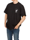 SN BLACK Graphic embroidered Icons T shirt with I033271 0D2XX - CARHARTT WIP - BALAAN 5