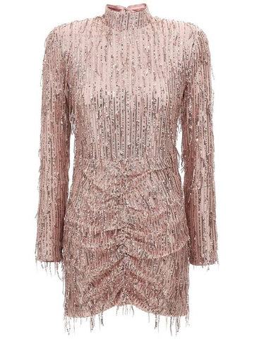 Rotate Birger Christensen 'Sequin Fringe Mini' Dress - ROTATE - BALAAN 1