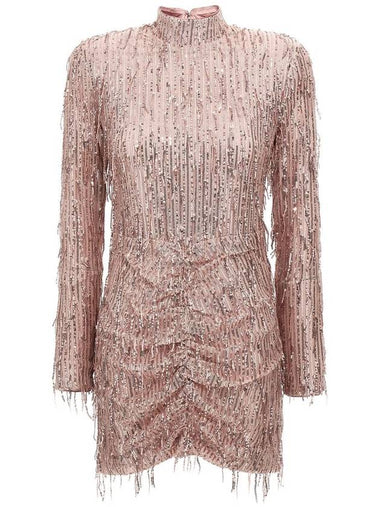 Rotate Birger Christensen 'Sequin Fringe Mini' Dress - ROTATE - BALAAN 1