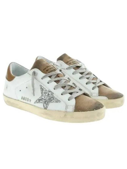 Women's Superstar Brown Tab Low Top Sneakers White - GOLDEN GOOSE - BALAAN 2