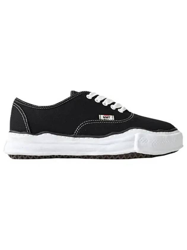 Baker OG Sole Canvas Low Top Sneakers Black - MAISON MIHARA YASUHIRO - BALAAN 2