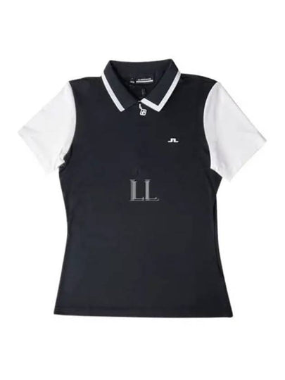 Women's Antonia Golf PK Shirt Black - J.LINDEBERG - BALAAN 2