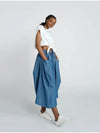 I Tech Flare Wide Pants Indigo Blue - ATHPLATFORM - BALAAN 2