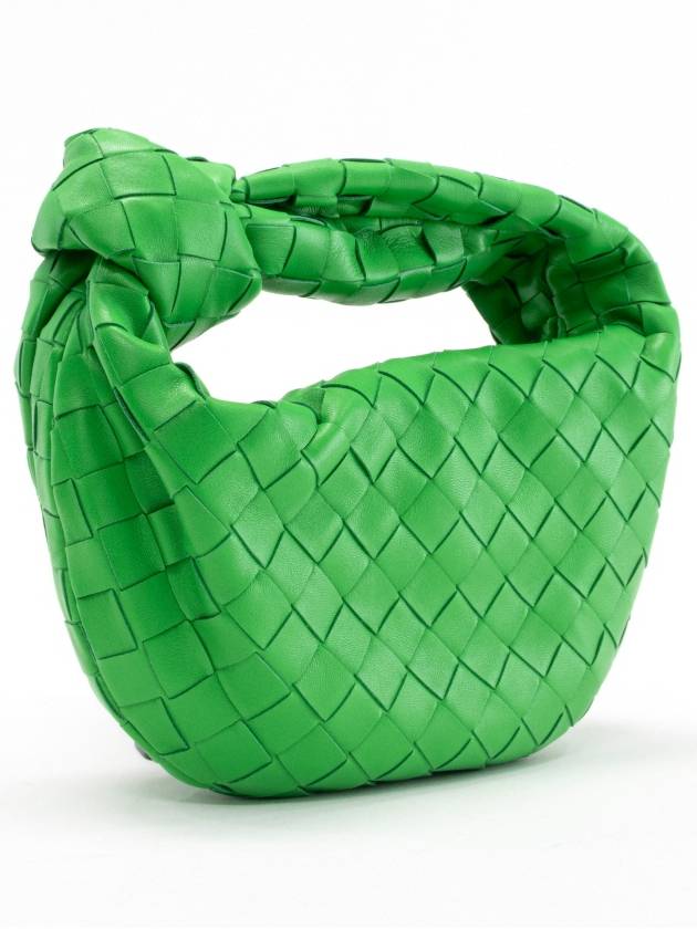 Jodie Intrecciato Small Tote Bag Green - BOTTEGA VENETA - BALAAN 3