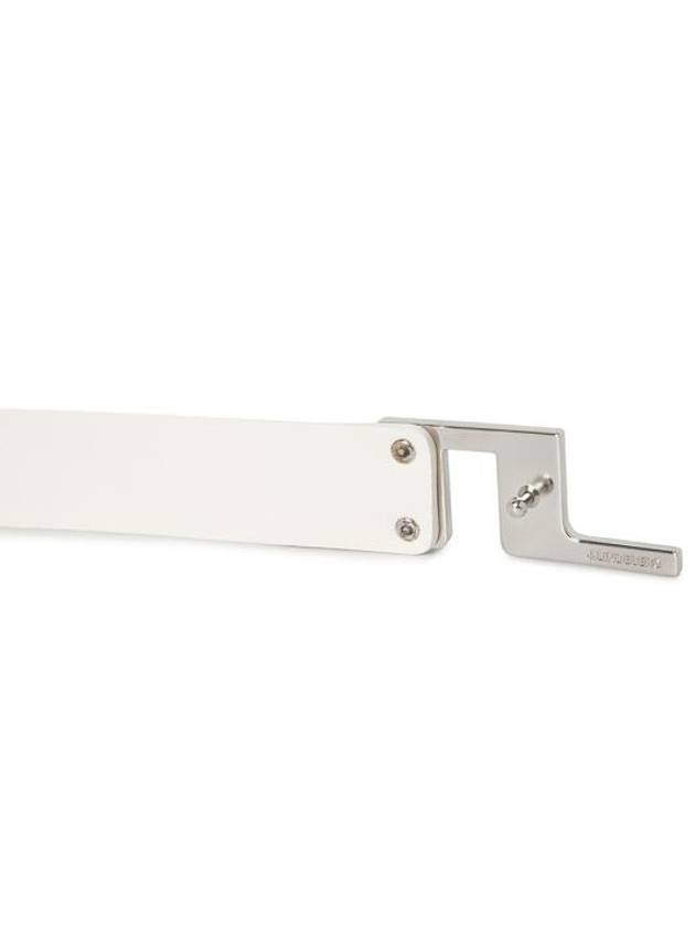 Betsy Leather Belt White - J.LINDEBERG - BALAAN 5